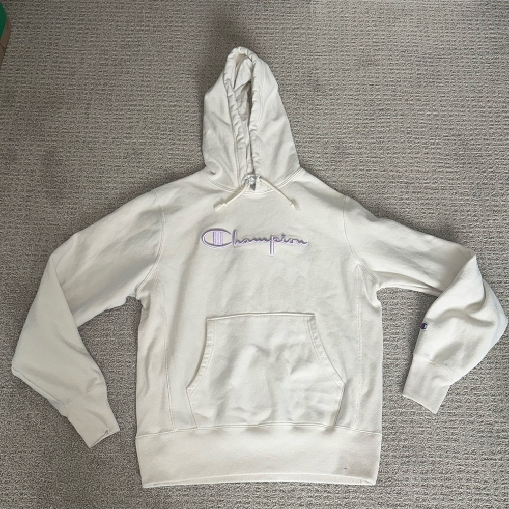 Womens M Reverse Weave Champion Hoodie